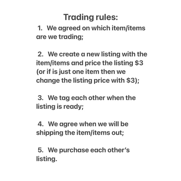 Trading rules - Picture 1 of 2